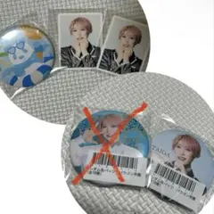 パンダドラゴン たいが 缶バッジ 証明写真ステッカー