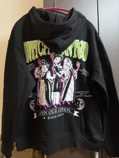 ダーク系 Disney Hocus Pocus サンダーソン姉妹 パーカー