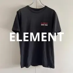 エレメント バラプリント バックロゴTシャツ ローズプリント ブラック Mサイズ