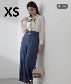 プロポーションボディードレッシング ビットベルトデニムワイドパンツ XSサイズのサムネイル