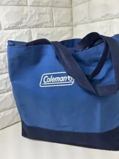 【Coleman 】トートバッグ ブルー ネイビー