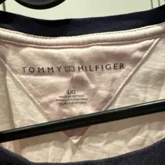 TOMMY HILFIGER ピンク Tシャツ L