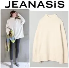 JEANASIS 5Gストレッチカラーハイネックプルオーバー