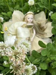 若月まりこ氏作 ⭐️希少品⭐️ビスクドール 花の妖精シリーズ【菜の花