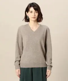 BEAUTY&YOUTH BY 12Gテンジク Vネックニット　ウール　カシミヤ