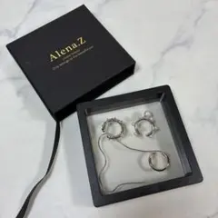 Alena.Z イヤーカフ 3点セット パール シルバー アクセサリー