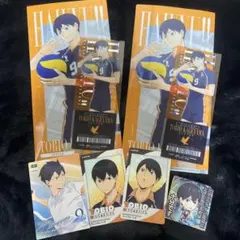 ハイキュー‼︎ 影山飛雄I賞チケットケース&クリアカードセット　カード　6種セット
