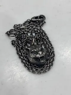 【限定品・希少】GUCCI キャットモチーフ ネックレス シルバー フリンジ 猫 限定品・希少】GUCCI キャットモチーフ ネックレス シルバー フリンジ