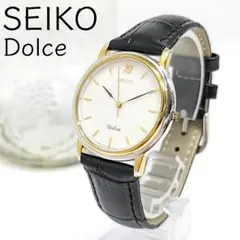 稼働✨ SEIKO ドルチェ 腕時計 ギョーシエ 青針 8N40-6000 - メルカリ