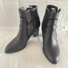 美品✨DIANA ダイアナ ショートブーツ レザー ブラック 23cm