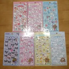 【国内正規品】ボンボンドロップシール サンリオ第二弾　7枚セット