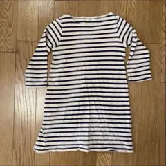 無印良品 7部丈チュニック ワンピース 120.130