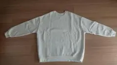 【未使用】裏起毛 ホワイト トレーナー ユニセックス 3L