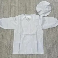 Iwaki Uniform 白衣と帽子 セット サイズ100