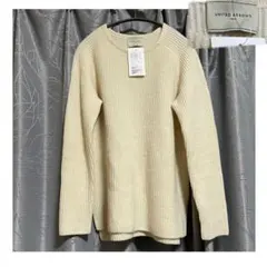 新品タグ付 定価2.2万 ユナイテッドアローズ 畦編み リブ ニット セーター