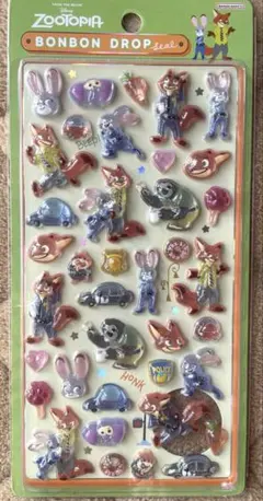 ボンボンドロップシール　ズートピア