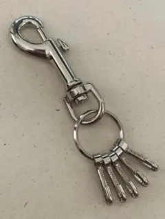 未使用　5連キーリング　キーホルダー　カラビナ