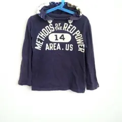 デニム＆ダンガリー　フード付き トレーナー 120㎝