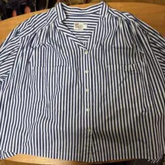Traditional Weatherwear 長袖シャツ 青白ストライプのサムネイル