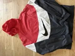 完売 レア Nike フード付きナイロンジャケット オレンジ/黒 - メルカリ