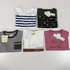 半袖Tシャツ 新品未使用 110.120 まとめ売り