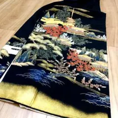 奇跡の逸品&極美品【正絹 和装小物 着物 振袖 留袖 和装 訪問着 黒留袖】 奇跡の逸品&レア&極美品【 和装小物 着物 振袖 留袖 和装 訪問着 黒