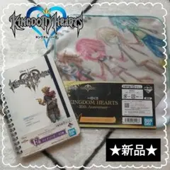 ⭐️新品⭐️ 一番くじ キングダムハーツ リングノート ハンドタオル 2点