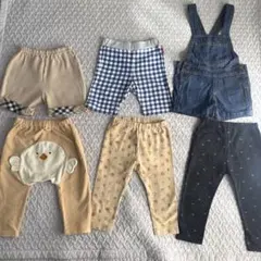80サイズ　パンツ、レギンス、ズボンセット 6点