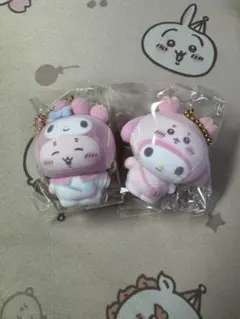 ちいかわ×サンリオキャラクターズ シークレットフロッキーマスコット マイメロ