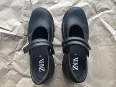ZARA ブラック バレエ フラット スニーカー 37