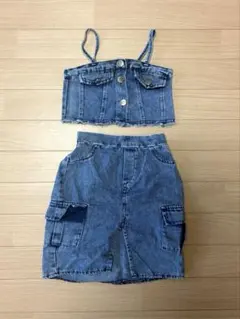 SHEINデニムセットアップ 12-18Mのサムネイル