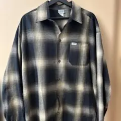 TSUKA様 Caltop XL 長袖ネルシャツ ブラック/ベージュチェック