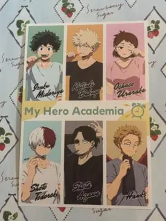 僕のヒーローアカデミア　緑谷　爆豪　轟　麗日　相澤　ホークス　非売品ポストカード