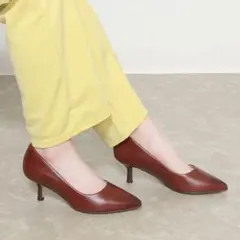 Clarks ブラウン ポインテッドトゥ ハイヒール
