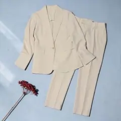 未使用級★ユニバーサルランゲージ★パンツスーツ セットアップ★38★36★春 夏
