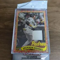 パドレスJackson Merrill Topps Relic カード25枚限定