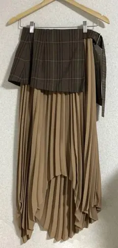 MURUA スカート イレヘム　プリーツスカート