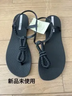 新品未使用 イパネマ ビーチサンダル ブラック
