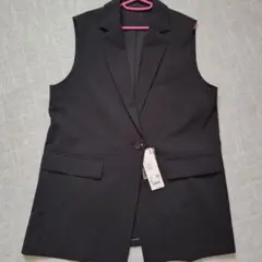 【新品、未使用】UNIQLO テーラードジレ ブラック XLのサムネイル