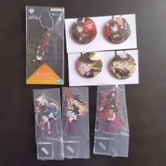 一番くじ ホロライブ 缶バッジ、アクリルスタンド、ラバーチャームのセット