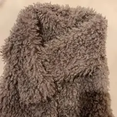 プティマイン　ボア素材 アウター グレー