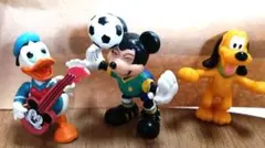 レトロ ミッキー・プルート・ドナルドダック フィギュア 3体セット