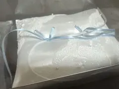 リングピロー ホワイト サテン レース