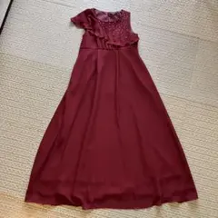 アリサナ　バーガンディ ロングドレスのサムネイル