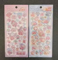 【正規品】カービィ　プチドロップシール　２枚セット　星のカービィ