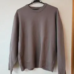 EMMA CLOTHES グレー クルーネックセーター Fのサムネイル
