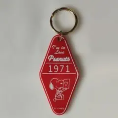 スヌーピー アクリルキーホルダー ホテルキーリング