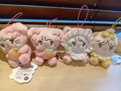 mikko characters ふわふわ BABYぬいぐるみ 4個
