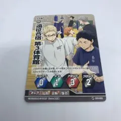 ハイキュー 特典バボカ プロモ プロモカード 第3体育館 烏野 梟谷 音駒