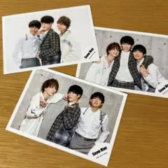 SnowMan 公式写真 向井康二 佐久間大介 渡辺翔太　匿名発送